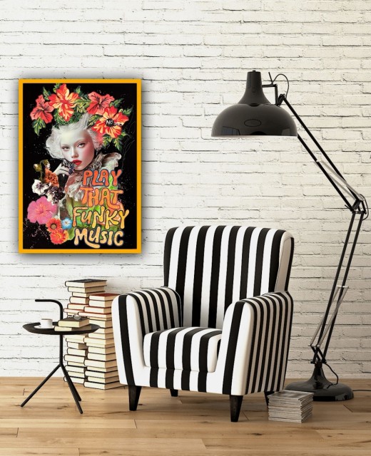 Kul kunst av kunstneren Fru Bugge